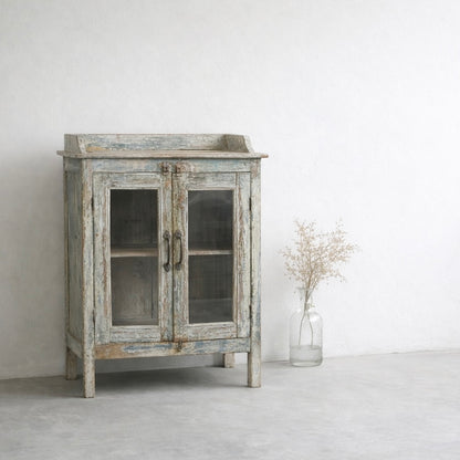 ヴィンテージ ガラスキャビネット